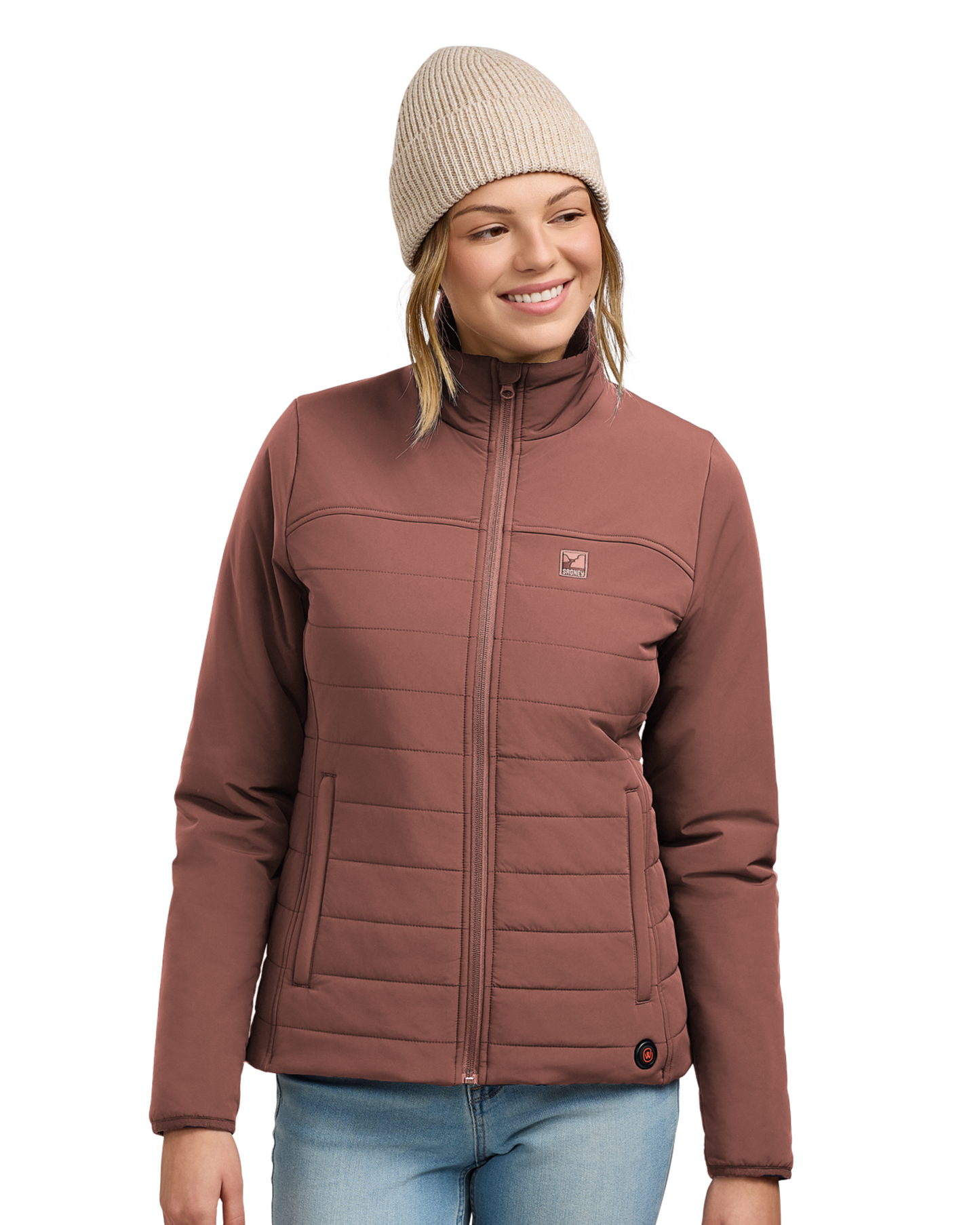 Sagney Heated Puffer Jacket with ewool 20 for women