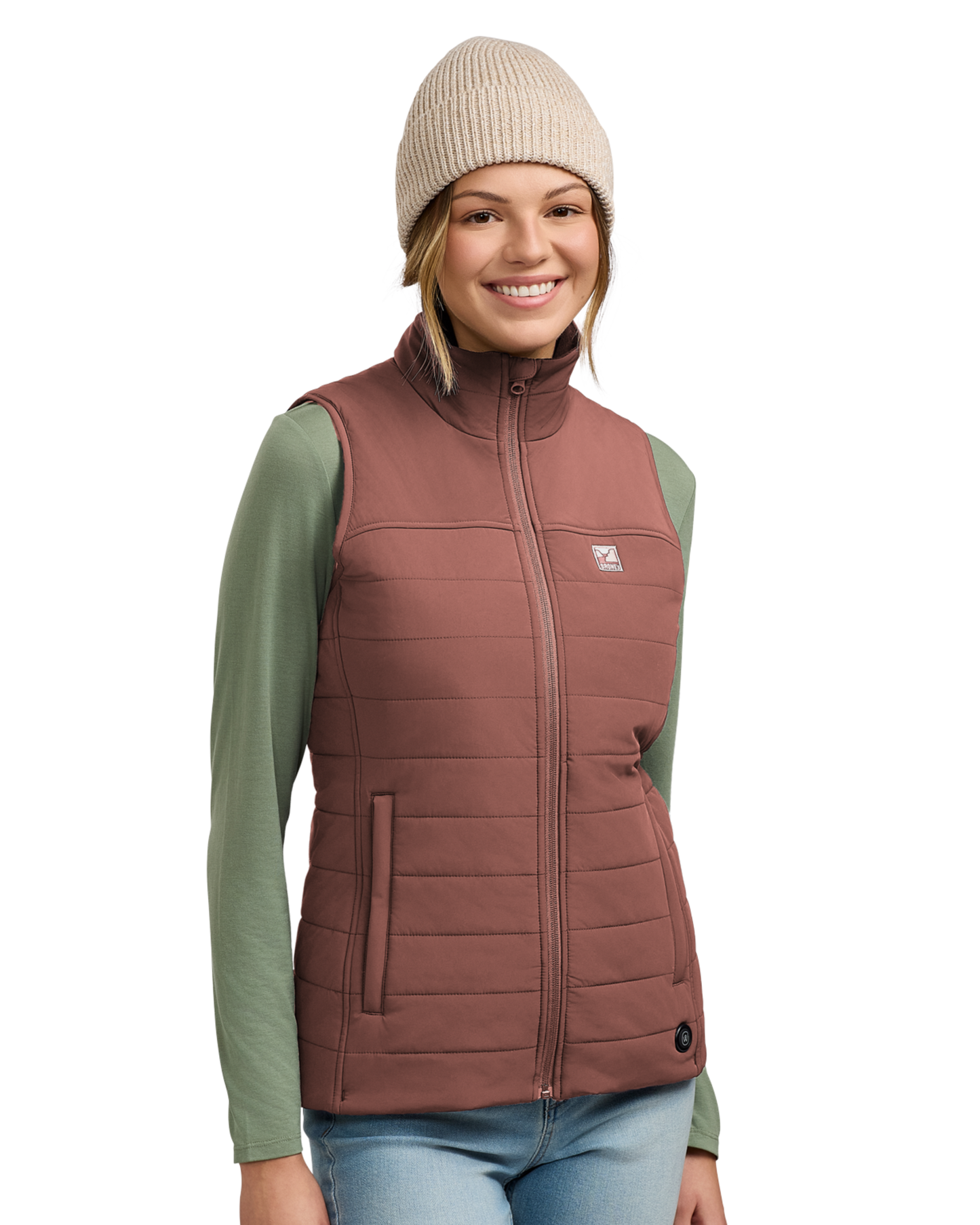 Sagney Heated Puffer Vest with ewool 20 for women