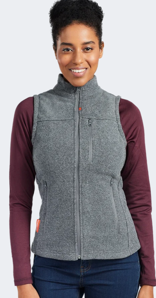 Heatlover heated fleece vest for women