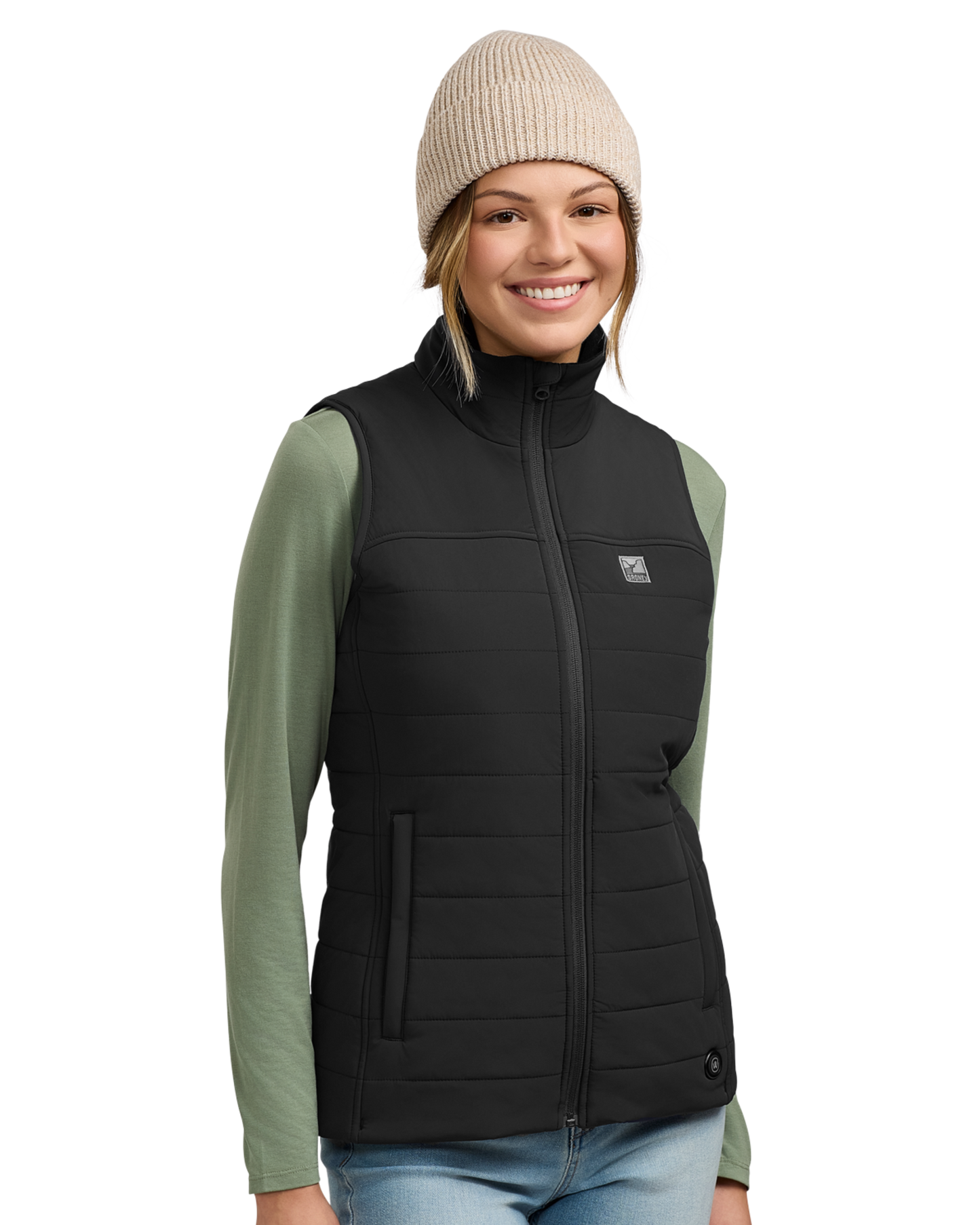 Sagney Heated Puffer Vest with ewool 20 for women