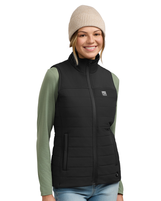 Sagney Heated Puffer Vest with ewool 20 for women