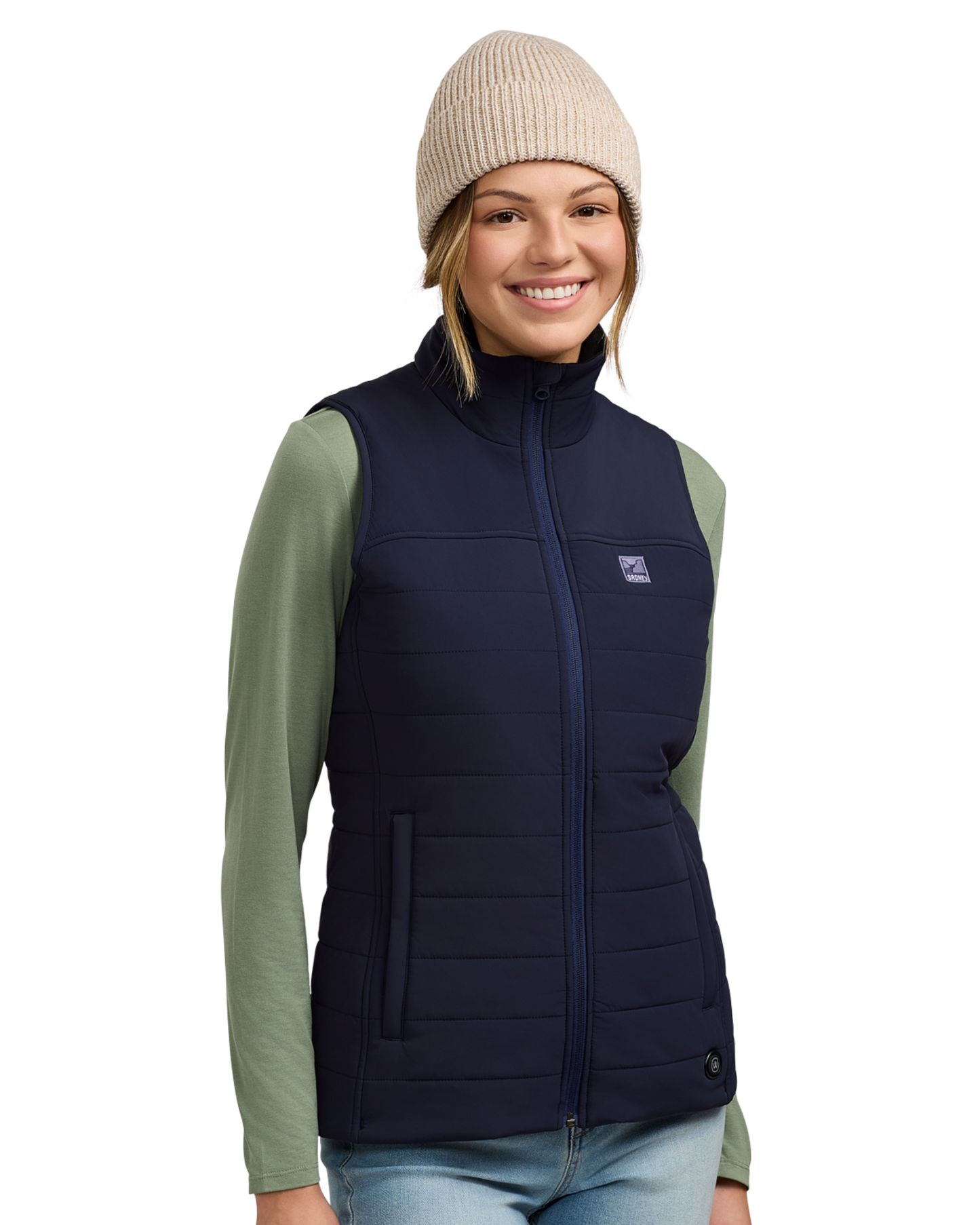 Sagney Heated Puffer Vest with ewool 20 for women