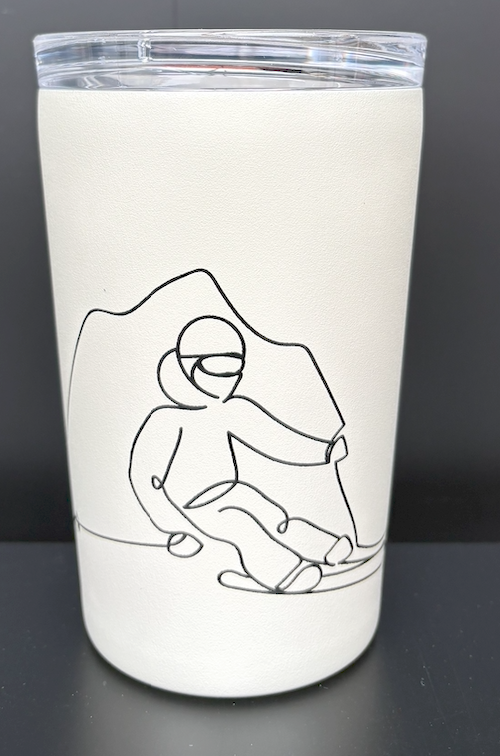 Cup ski white